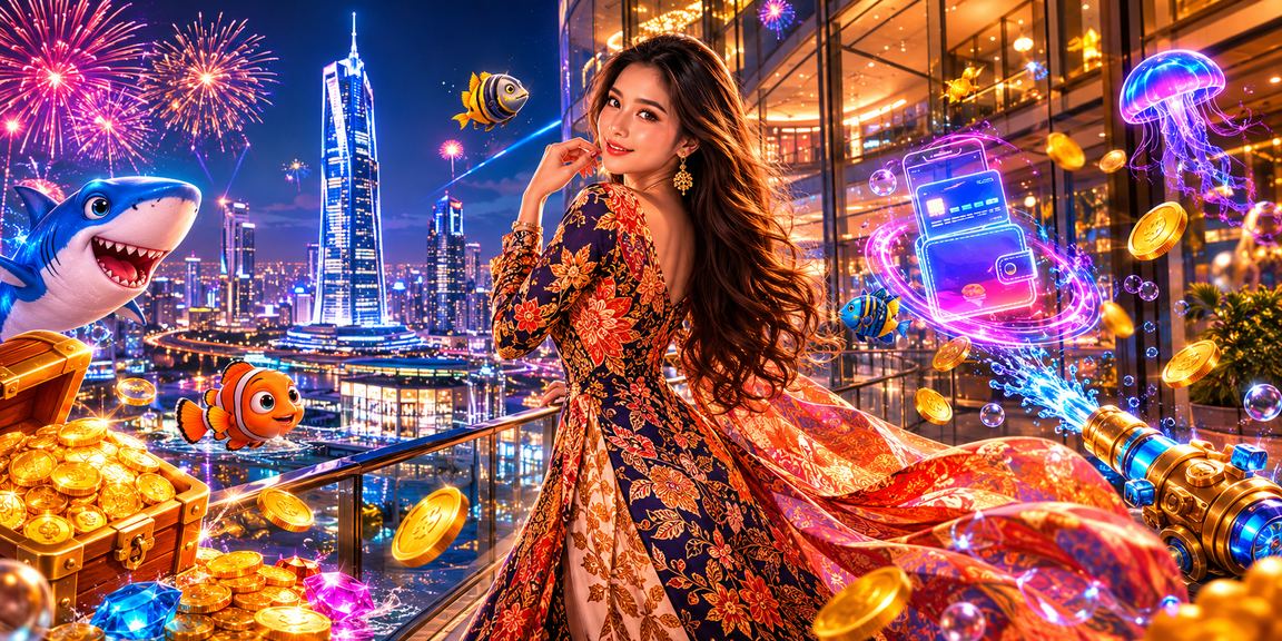 Permainan memancing dalam talian di Kuala Lumpur dengan motif batik Malaysia